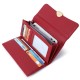 Cross-border hot selling fashion women's wallets, classic lychee-patterned tri-fold wallets, long clutches.