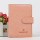 2024 new RFID passport holder, simple buckle, short passport holder for men and women, international travel ticket holder, card holder.