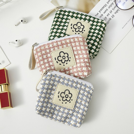 New cross-border soft Chanel-style cosmetic bag, in stock, Japanese-style, simple, large-capacity, high-value stylish small bag