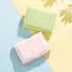 Cross-border hot-selling tri-fold wallet, macaron ripple, fashionable student coin purse, versatile wallet and card holder for women