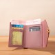 New short wallet and card holder for women, fashionable tri-fold wallet, fresh student clutch, simple and stylish Your small wallet