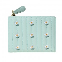 Simple embroidered mini coin purse for students, a creative wholesale card holder, and a multifunctional wallet with a stylish design
