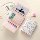 Cute and creative tri-fold wallet, large capacity, multiple card slots, ID bag, coin purse, student multi-function folding wallet for women.