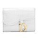 New European and American stylish crocodile pattern, high-end women's multi-slot anti-theft card holder, multi-function coin purse