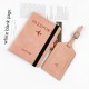 PU leather anti-magnetic passport bag, luggage tag set, leather anti-theft RFID passport holder, ID bag, passport holder