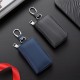 Keychain, genuine leather car key holder, European and American retro waist hook, keyless entry, and remote key holder.
