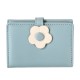 2024 wallet gift, women's short, cute, small flower-themed, Korean-style, influencer-inspired coin purse, dropshipping available.