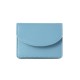 Women's short solid color card holder, a compact, cross-border coin purse, a fashionable and versatile macaron color