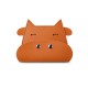 Japanese Creative Leather Thin Silver Coin Bag Cute cartoon cow card holder, compact coin purse for women.