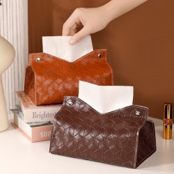 Retro living room napkin box, creative tissue storage bag, multifunctional household cosmetics box
