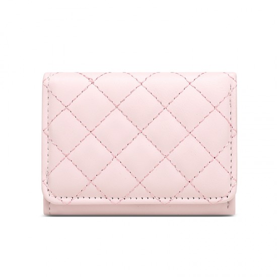 European and American stylish, minimalist women's wallet, elegant zippered card slots, large capacity, lightweight, genuine leather wallet.