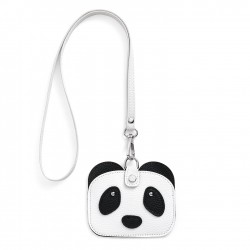 New cross-border cute cartoon accordion card holder, Korean style, creative red panda zippered mini ID storage coin purse