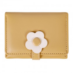 Wallet gift: 2023 women's short wallets with cute small floral designs, fresh Korean-style influencer coin purses, dropshipping.