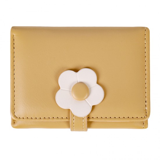Wallet gift: 2023 women's short wallets with cute small floral designs, fresh Korean-style influencer coin purses, dropshipping.