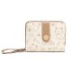 Simple, cute Japanese-style kitten-style women's buckle coin holder handbag, multi-functional short wallet.