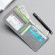 Ultra-thin men's wallet, short version, thin and short youth men's wallet, foldable men's and women's wallet