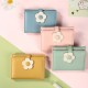 2024 wallet gift, women's short, cute, small flower-themed, Korean-style, influencer-inspired coin purse, dropshipping available.