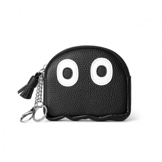 Cute cartoon-themed mini genuine soft leather coin purse Niche design Korean ins soft leather coin purse
