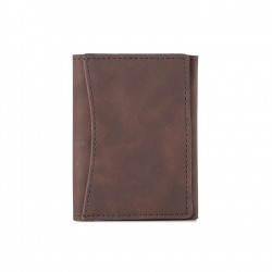 Cross-border European and American Vintage Card Holder, Ready-to-Stock, Multi-card Slot Men's Soft Leather Wallet, RFID Business Card Holder, Wholesale Gift