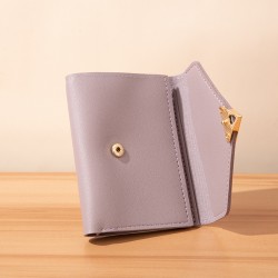 New short wallet and card holdefowomen, fashionable tri-fold wallet, fresh student clutch, simple and stylish Yousmall wallet