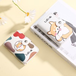 Hot-selling cartoon card holder for women, personalized portable multi-slot driver's license holder, anti-demagnetization bank card holder, coin purse