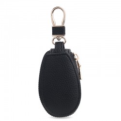 High-end men's key holder, simple, large-capacity waist hanging accessory, multifunctional zippered key holder, card holder, and two-in-one car key.