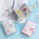 Cute Strawberry Bear cartoon card holder for women, niche, large capacity, multiple card slots, ultra-thin, compact, anti-demagnetization card holder.