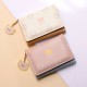Korean-style small wallet for women, short wallet for women, student fashion, cartoon-themed wallet, thin wallet