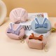 Bow knot PU leather mini wallet, new cute student coin storage bag, keychain, zippered small coin purse