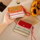 New fresh plaid storage bag, candy-style mini sanitary napkin pouch, large capacity