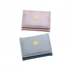 Small wallet for women, short, student-friendly, stylish, cartoon-themed wallet, ultra-lightweight and durable. Grind