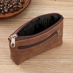 New coin purse, mini zipper clutch, key holder, coin, card, and cosmetics portable storage bag