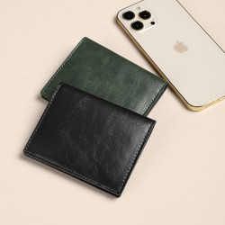 Hot-selling women's card holder, an ultra-thin, compact bank ID card holder, a driver's license holder, and a men's leather anti-demagnetic card holder