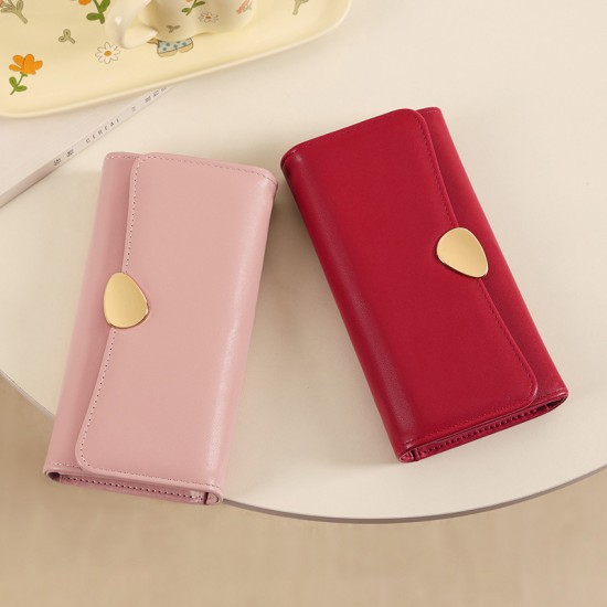 New Women's Wallet, High-Quality Niche Genuine Leather Coin Purse, Card Holder, Wallet, and Simple Clutch for Women