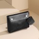 New Women's Coin Purse, New Thin Short Wallet, Solid Color PU Coin Bag, Mini Zipper Card Holder and Coin Bag