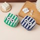 Big eye striped lipstick holder, card storage bag, digital bag, small hanging bag, embroidered small coin and earphone bag, zippered