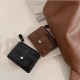 Simple, stylish, short, magnetic closure bag for women, a versatile, popular Korean clutch.