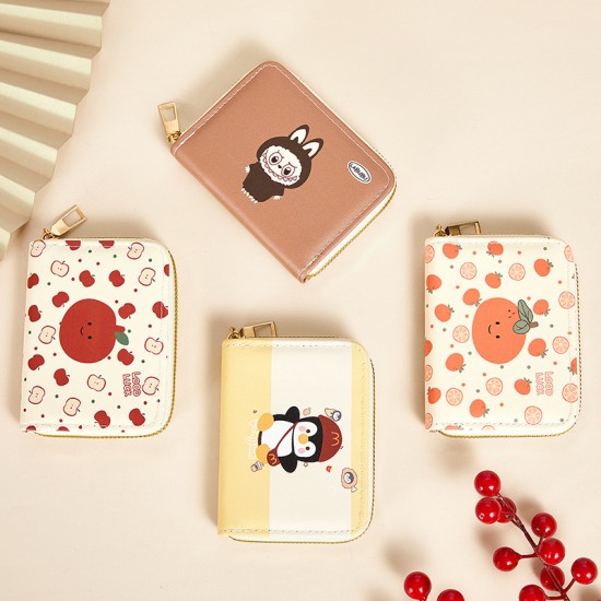 Cute student card holder, large capacity, portable, exquisite, high-end, 2024 new anti-demagnetization personalized ID card holder