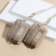 INS personalized small crossbody bag, key bag, men's trendy small bag, trendy neck bag, coin and card holder, headphone bag