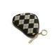 2024 new stylish cute sail Mini fabric coin purse, compact women's wallet, key storage, and heart-shaped coin purse.