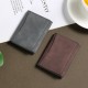 Cross-border European and American Vintage Card Holder, Ready-to-Stock, Multi-card Slot Men's Soft Leather Wallet, RFID Business Card Holder, Wholesale Gift