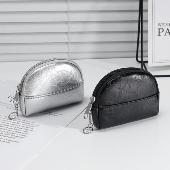 2025 hot-selling retro zipper coin purse, compact and exquisite key storage bag, mini clutch, card holder and coin purse