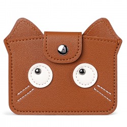 Cross-border simple, creative women's coin purse, luxury cartoon mini card holder, cute PU hanging bag and storage bag.