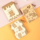 New female student cartoon bear short zipper wallet, wallet, card holder, compact and fresh coin purse
