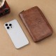 Business RFID passport holder, Crazy Horse leather travel passport holder, multi-function passport case, soft leather boarding case