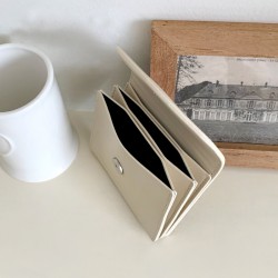 Korean-style wallet, high-value women's portable ID and card holder, multifunctional large-capacity coin purse, simple for students