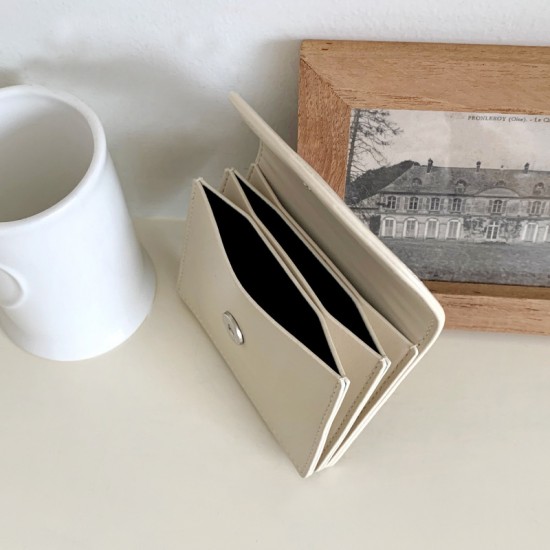 Korean-style wallet, high-value women's portable ID and card holder, multifunctional large-capacity coin purse, simple for students