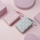 Cross-border fashion Korean-style short women's wallet, wholesale, cute and simple PU floral print, student coin and card holder