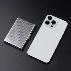 New anti-theft portable metal card holder for men, high-end multi-functional anti-magnetic stainless steel card holder, card case, bank card holder