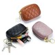 Multi-functional coin purse, lipstick keychain pendant storage bag, double-layer zipper, large capacity card holder for women